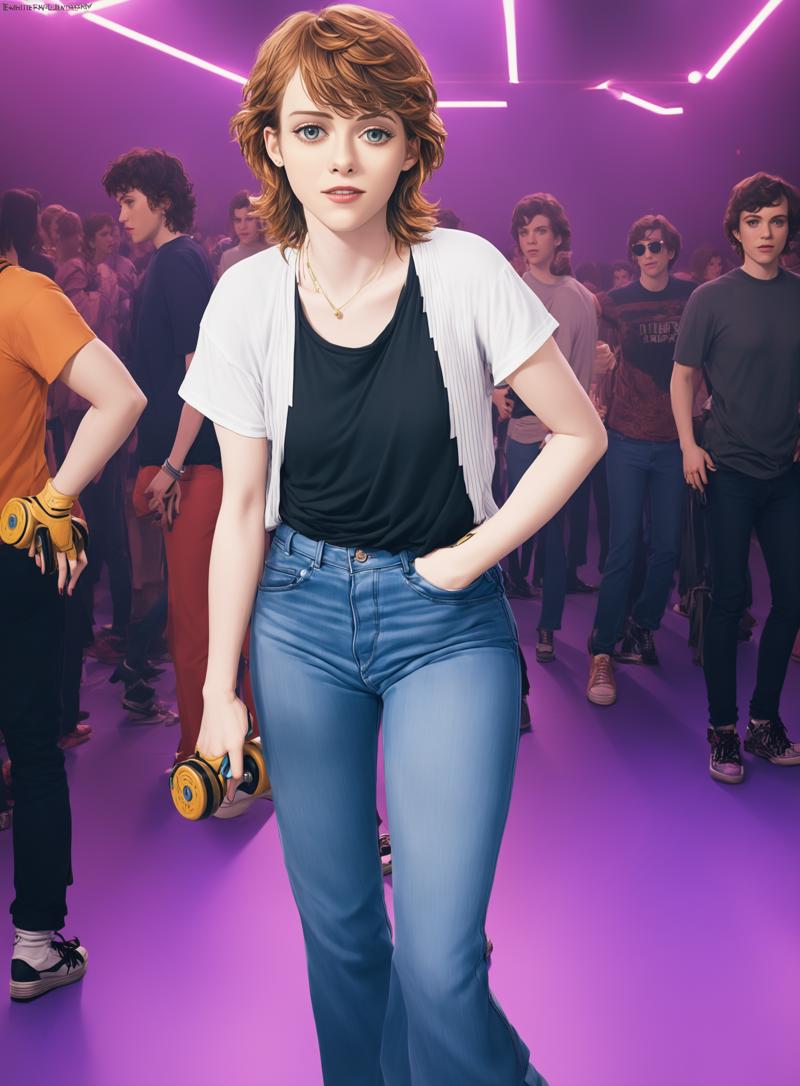 00024-sophialillis wearing jeans and tshirt in an 80s.png